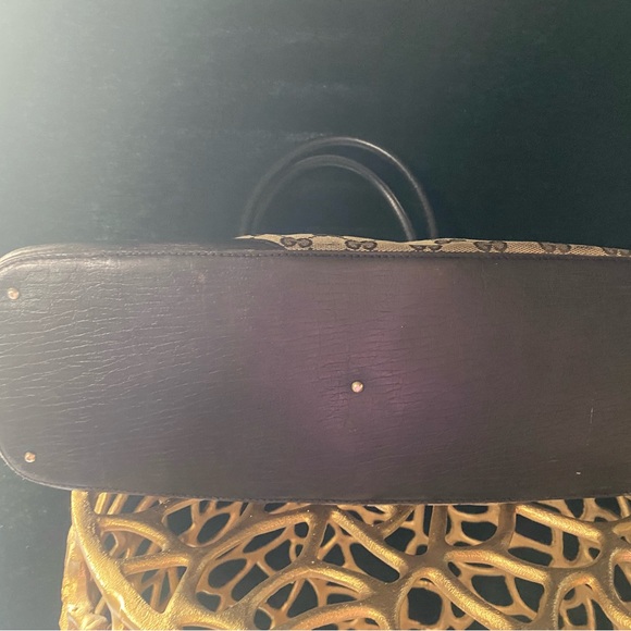 Gucci Monogram Medium Hasler Tote Dark Brown (137385) - Picture 6 of 8